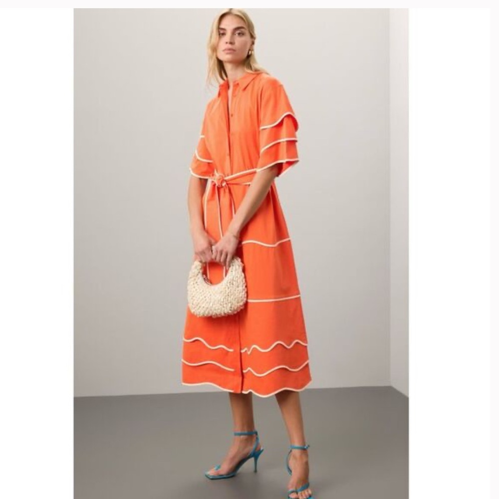 Alexis Rhodes Orange Dress